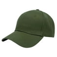 thumbnail image 1 of Aocisk Splice Hat Adjustable Washed Hole Casual Unisex Denim Baseball Visor Cap for Daily Use Army Green One Size, 1 of 4