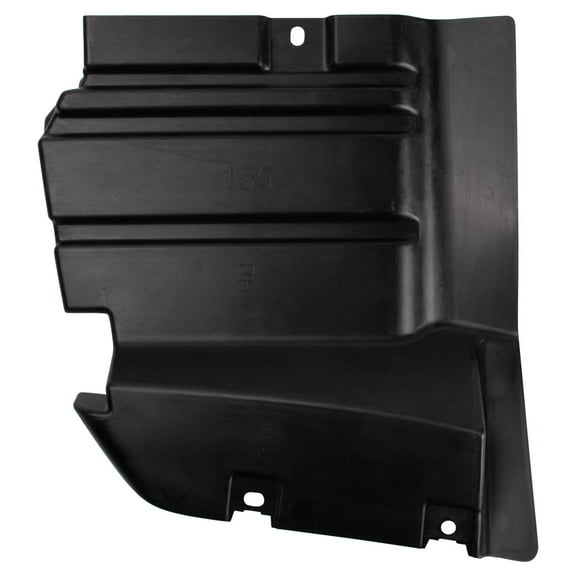 TRQ Front Right Forward Inner Fender Liner Black Passenger Side Fits Select 2017-2019 Nissan Titan NI1249176