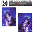 thumbnail image 5 of SaniMore Universal Case for 9.5-10.5 Inch Tablet, PU Leather Wallet Flip Case Auto Wake/Sleep Card Slots Dual Viewing Angles Full Protective Fashion Case for All 9.5-10.5 inch Tablet, Wolf, 5 of 7