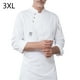 thumbnail image 2 of CHEF DE MODO CHEF INVIERNO Funda de manga larga de invierno Botones con bolsillos delanteros Camisas para hombres Trajes profesionales para restaurante Blanco 3XL kenally LF000332-05, 2 of 7