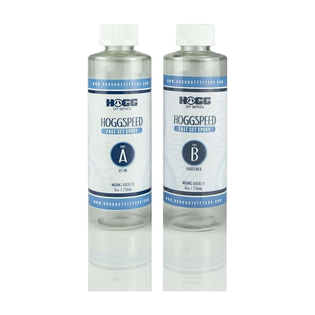 Resina epóxica Hogg Fast Set para vasos térmicos 473 ml, 2 componentes, 1:1