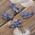 thumbnail image 4 of Statue de Guérisseur Ange de Paix en Sodalite Bleue Sculptée 2 Pouces, 4 of 5