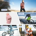 thumbnail image 4 of Jumpingount Gorros de punto de invierno a prueba de viento, gruesos, cálidos, calentadores de cuello, cremallera transpirable, gorro para exteriores, Sombreros Tipo 1 Jumpingount AP008156-01, 4 of 6