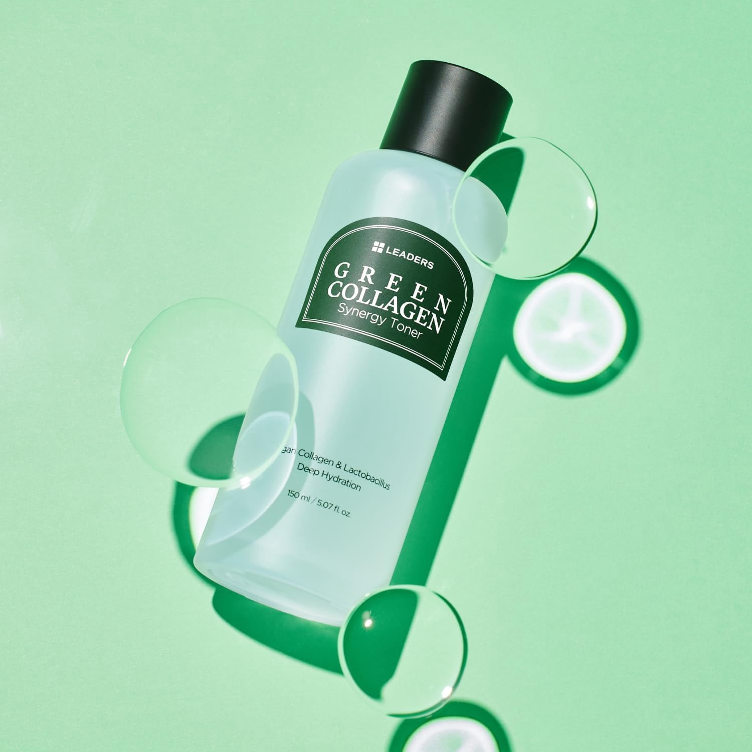 LEADERS Green Collagen Balancing Emulsion – Hydrating Emulsion to Balance Skin's Oil and Moisture Levels & Helps Hydrate Dry Skin, Gentle Plant Based Formula – 150ml