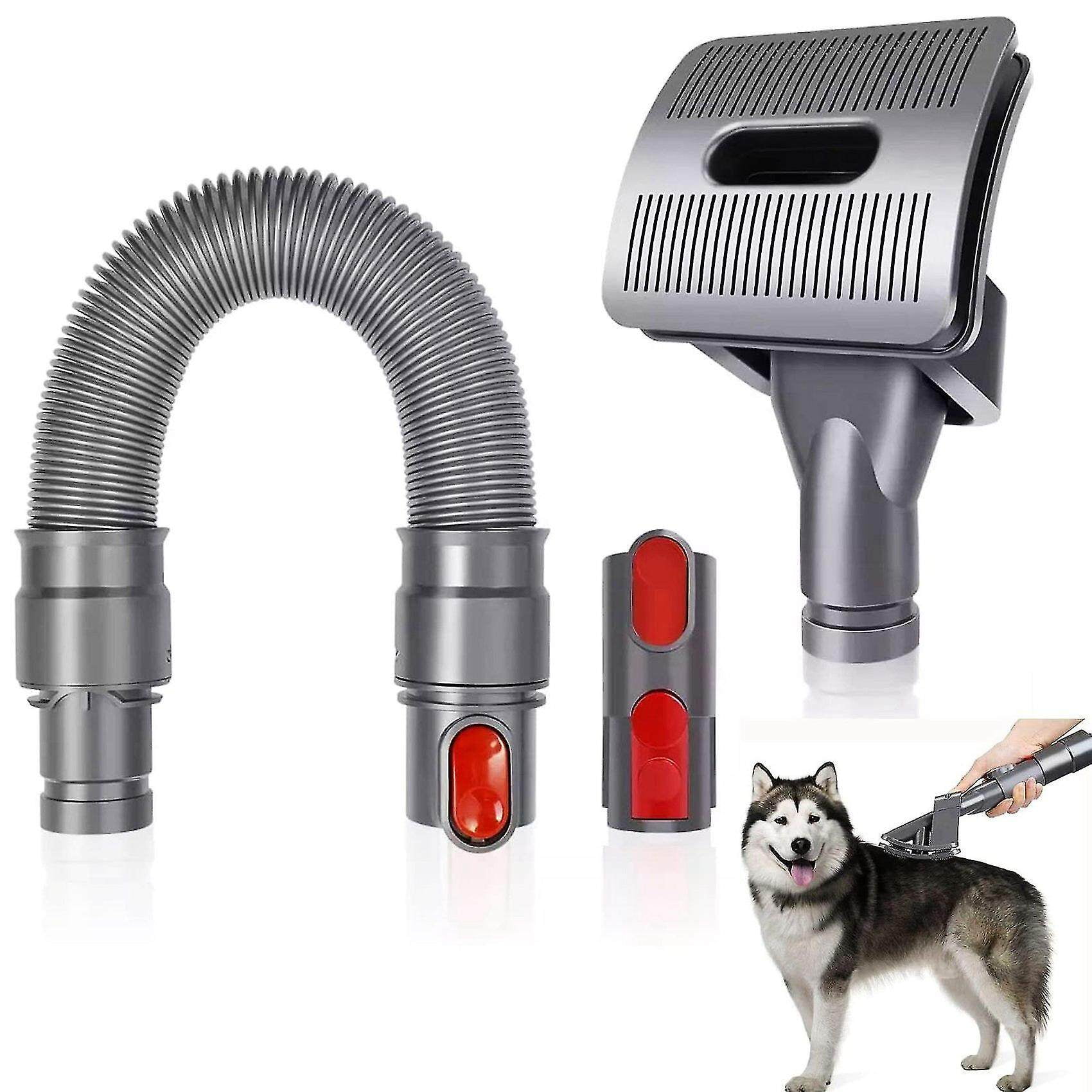 Dog brush vacuum hot sale
