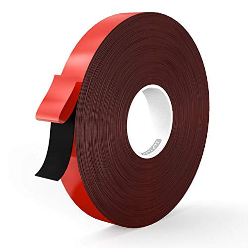 LLPT Hook and Loop Tape Color White 1 Inch x 23 Feet Heavy Duty Adhesive Hook Loop Strip Mounting Tape for Indoor and Outdoor HTW130 