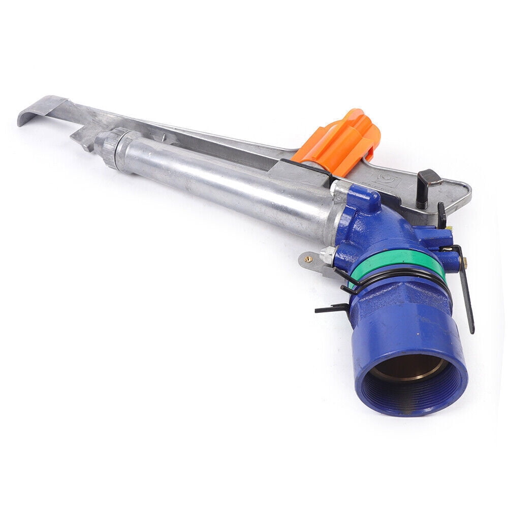 2.6'' Agricultural Irrigation Spray Gun Large Area Watering for Agricultural Farm Irrigation Plant Watering Water Spray Guns 360° Adjustable Irrigation Sprinkler Spray Gun for Farm Garden Lawn