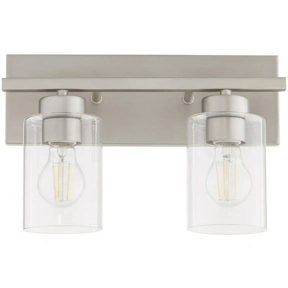 Carter 2 - Light Satin Nickel/Silver Wall Sconce