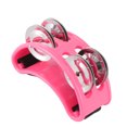 thumbnail image 3 of EeaseCA Foot Tambourine Percussion Musical Instrument With Metal Jingle Bells (Pink), 3 of 8