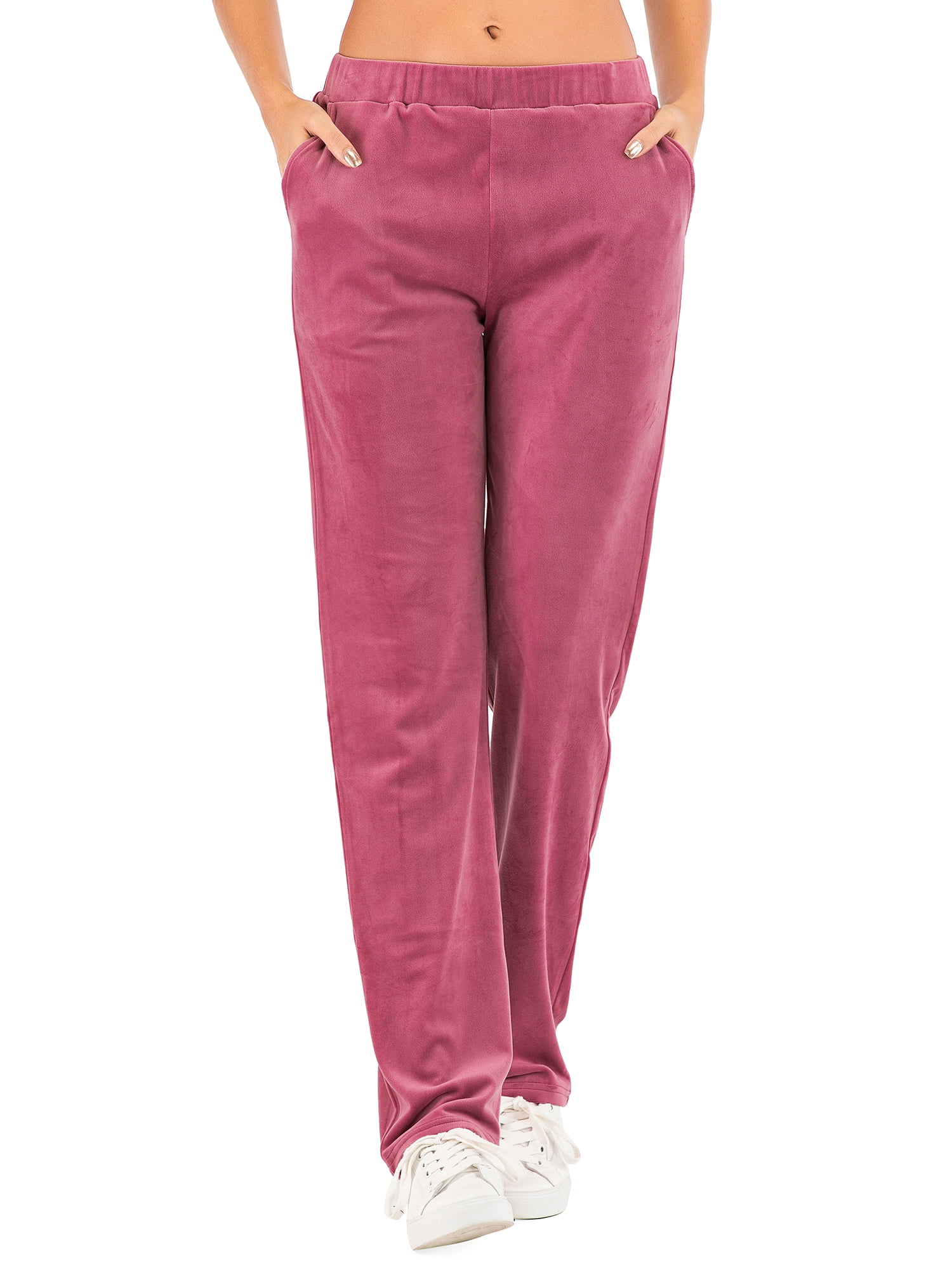 BAG WIZARD - Fashion Ladies' Ultra Soft Velour Tracksuit Pants Active ...
