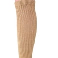 thumbnail image 5 of Long Cotton Lightweight Slouch Socks Beige 6 PAIRS Size 9-11, 5 of 10