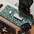 thumbnail image 2 of Long Mouse Pads for Desk,Green Christmas Tree Pattern Desk Mats on Top Of Desks, Desk Mouse Pad Extra Large with 3mm Non-Slip Base and Stitched Edge for Gaming,Office,Work,Home 35.4x15.7in, 2 of 5