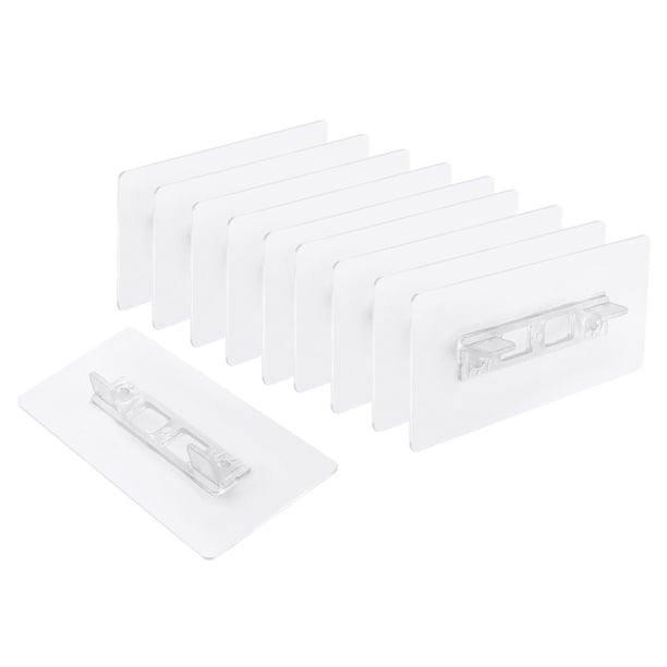 10x Estantes Autoadhesivos Sunnimix Clavijas de soporte para estantes
