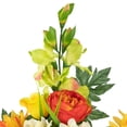 thumbnail image 4 of Allstate Dahlia, Peony and Rose Artificial Floral Bouquet - 27" - Yellow and Orange, 4 of 5