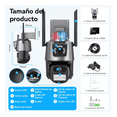 thumbnail image 2 of "Cámara De Seguridad Doble Lente 8mp Con Tarjeta Sd 128gb Gris ", 2 of 4