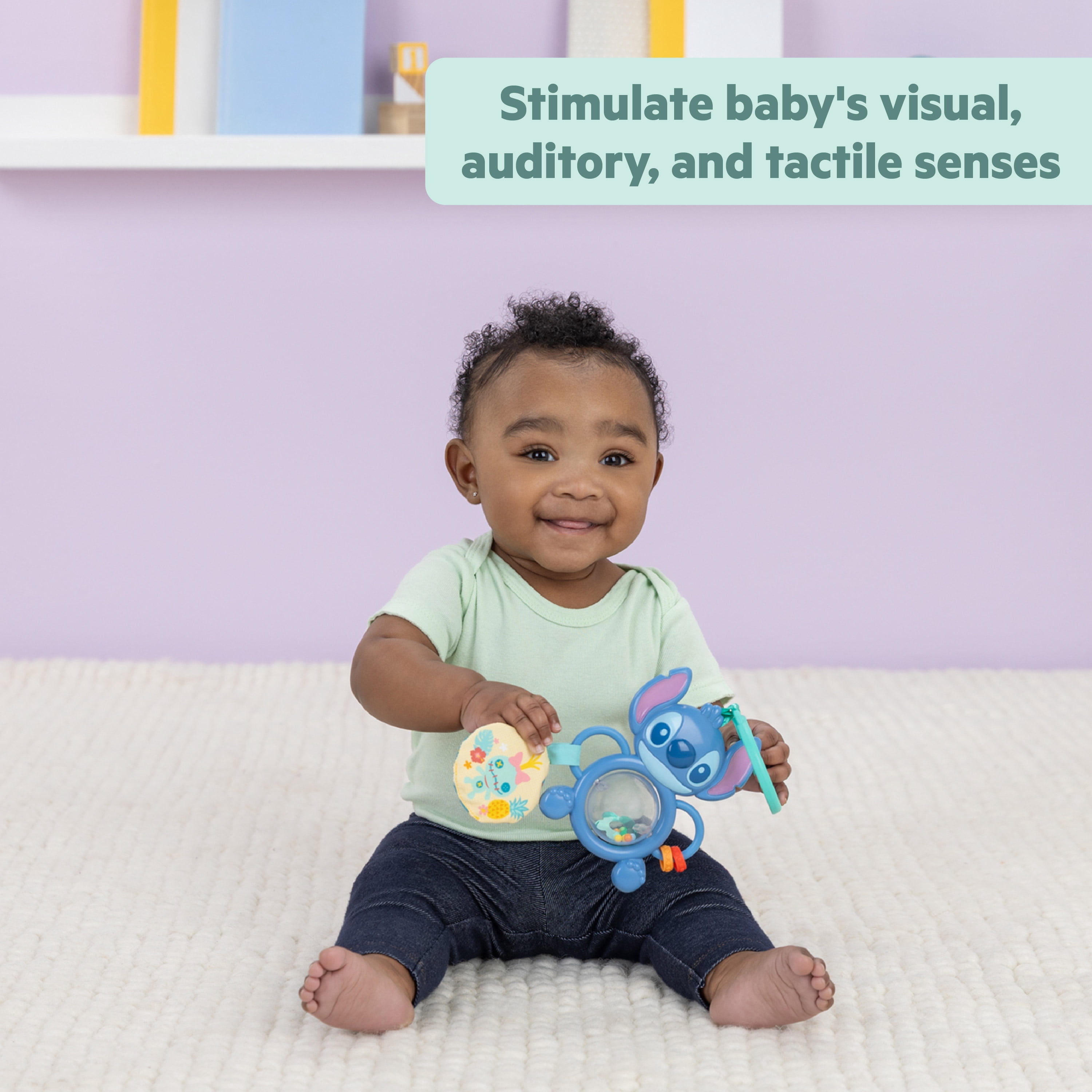Disney Baby Stitch Tummy Tumble Activity Toy