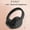 Black, variant on Bdday ANC Active Noise Cancelling Wireless Headphones Game Sports Noise Cancelling Bluetooth Headphones Four Colors