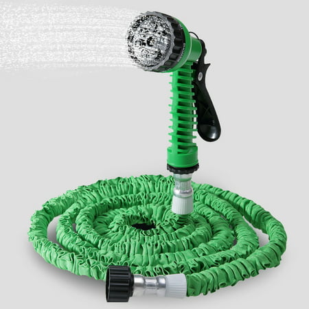 24.5FT Expandable Garden Hose Pipe with 7 in 1 Spray Gun