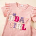 thumbnail image 7 of UAYOTSE Baby Girl Comfortable and Breathable Set Cute Cartoon Printed Short Sleeve Shorts Two Piece Set,Sizes 3-4 Years, 7 of 7