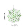 thumbnail image 3 of Puntoco Toalla de mano con forma de araña de Halloween, tipo colgante, absorbente, suave, de coral, para baño, para niños, 3 of 5