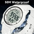 thumbnail image 4 of Watches for man Digital Watch, Ultra-Thin Sport Man Watch with Stopwatch/Alarm/Calender/Backlight/12/24 hours,Waterproof Wristwatch Gift for Man, 4 of 10