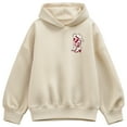 thumbnail image 2 of Barbie - Barbie Western Americana - Ladies Oversized Fleece Hoodie Sweatshirt, 2 of 4