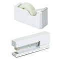 thumbnail image 2 of JAM Paper Office & Desk Set, 1 Stapler & 1 Tape Dispenser, White, 2 Pack, 2 of 7