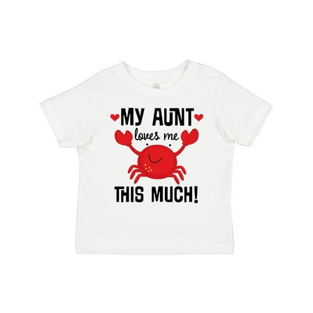 

Inktastic My Aunt Loves Me Nephew Gift Toddler Boy or Toddler Girl T-Shirt