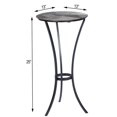 thumbnail image 2 of Butler Specialty Gaston Round Metal  End Table in Gold, 2 of 7