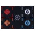 thumbnail image 1 of Unique Bargains Basketball Training Mat Rubber Basketball Footstep Pad Training System Pace Ball Control120cm*86cm*2.5mm, 1 of 7