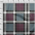 thumbnail image 2 of oneOone Cotton Flex Fabric Tartan Check Print Sewing Fabric BTY 40 Inch Wide, 2 of 4