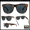 thumbnail image 3 of Curved Concave Face Oversized Horn Rim Plastic Retro Sunglasses Tortoise - Black, 3 of 7