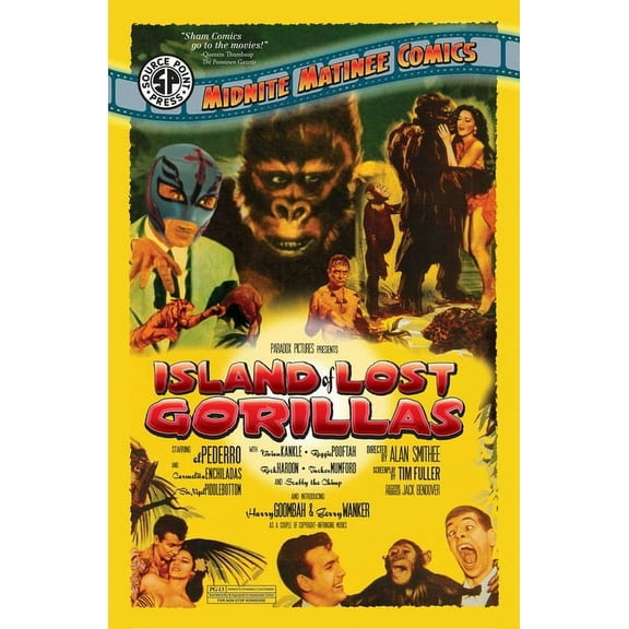 The Midnite Matinee Comics Presents : The Island of Lost Gorillas (Paperback)