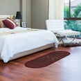 thumbnail image 4 of Ottomanson Non-Slip Hallway Runner Rug 20" x 59" Oval Perfect for High Traffic Areas, Red Oriental, 4 of 8