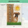 thumbnail image 6 of Havanese Spring Summer Welcome House Flag Dog Hides Behind a Tree Sun Outside Yard Decor Flag Banner 28X40 Inch Double Side Style 1, 6 of 6