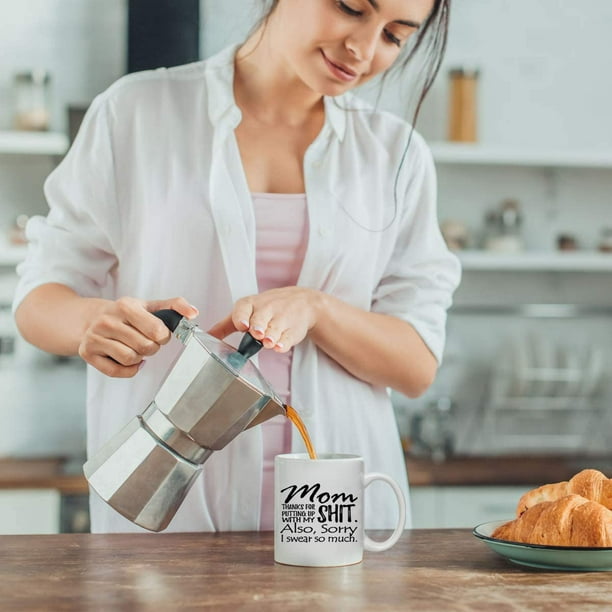 Super Mom Funny Gifts For Mothers Front & Back Beer Stein