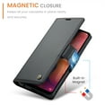 thumbnail image 4 of CaseMe Funda de Cuero For Samsung Galaxy A20/A30 con Bloqueo RFID, para Samsung Galaxy A12, Funda para Mujer y Hombres, Tarjetero con Cierre Magnético, Funda Tipo Folio For Samsung Galaxy A20/A30, 4 of 11
