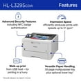 thumbnail image 4 of Brother HL-L3295CDW Wireless Compact Digital Color Printer with Laser Quality Output, Duplex, NFC and Mobile Printing & Ethernet, 4 of 9
