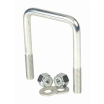 CE Smith - 15274A Zinc U-bolt - Essential Boating Hardware - 1/2"-13 x 3-1/8" x 4-1/4" - Silver