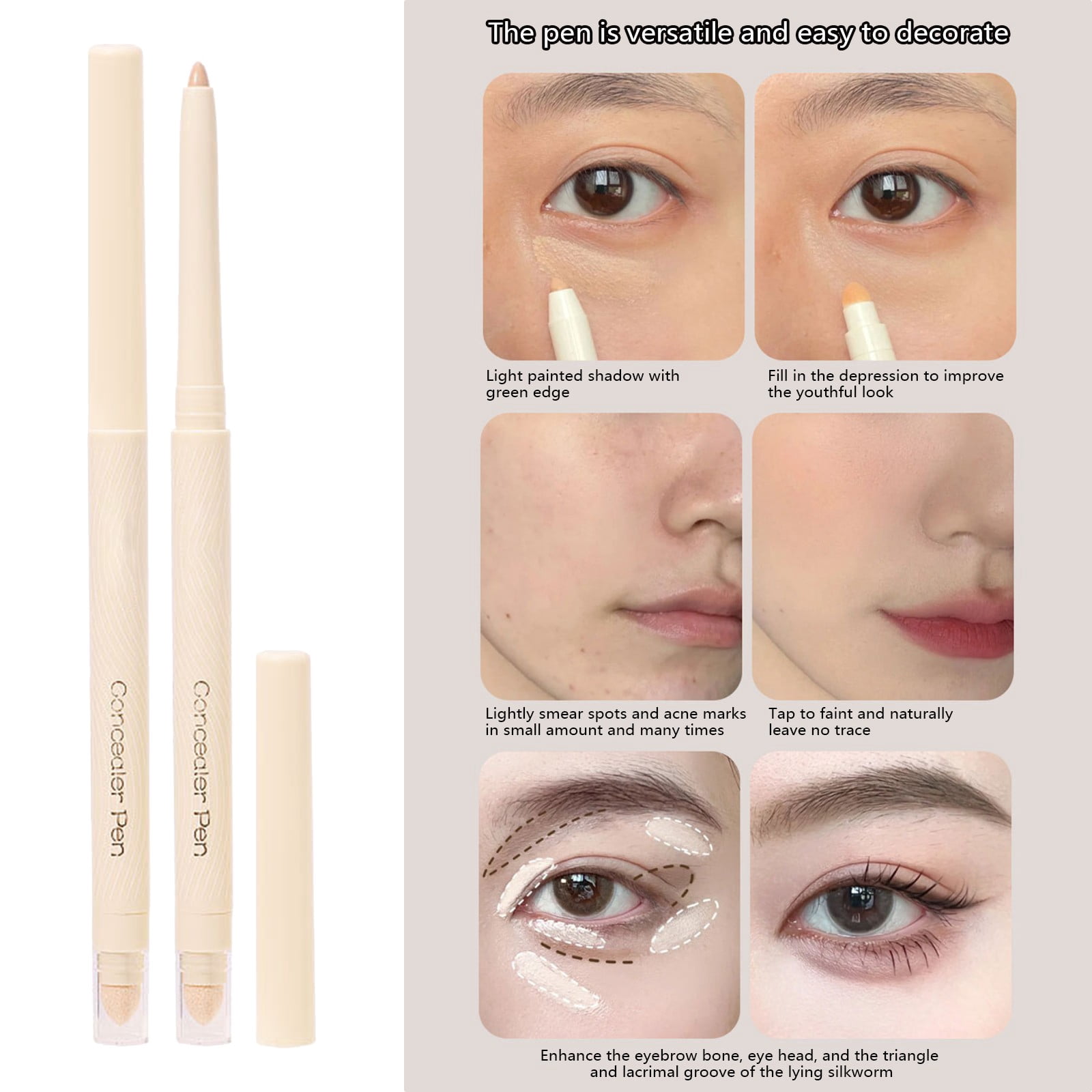 Eye Stick Roll on Cosmetics Makeup Eyes Monsieur Mediocre under Eye Hydration Foundation for Hide Makeup Concealer Bronzed Taupe Color Correcter Hard Candy Color Toe Be Friend Instant Beauty