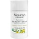 thumbnail image 1 of Bálsamo de belleza orgánico Nourish Argán y naranja dulce – Hidratante facial, labial, manos y cuerpo con aceite de coco orgánico, manteca de cacao y karité, 1.75 oz + algodón lavable redondo, 1 of 4
