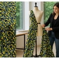 thumbnail image 5 of Soimoi Cotton Cambric Fabric Leaves,Floral & Lemon Vegetable Fabric Prints by Yard 42 Inch Wide, 5 of 7