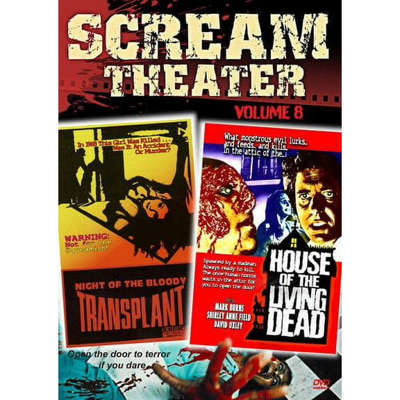 Scream Theater Volume 8 (House of the Living Dead / Night of the Bloody Transplant) (DVD), Vci Entertainment, Horror