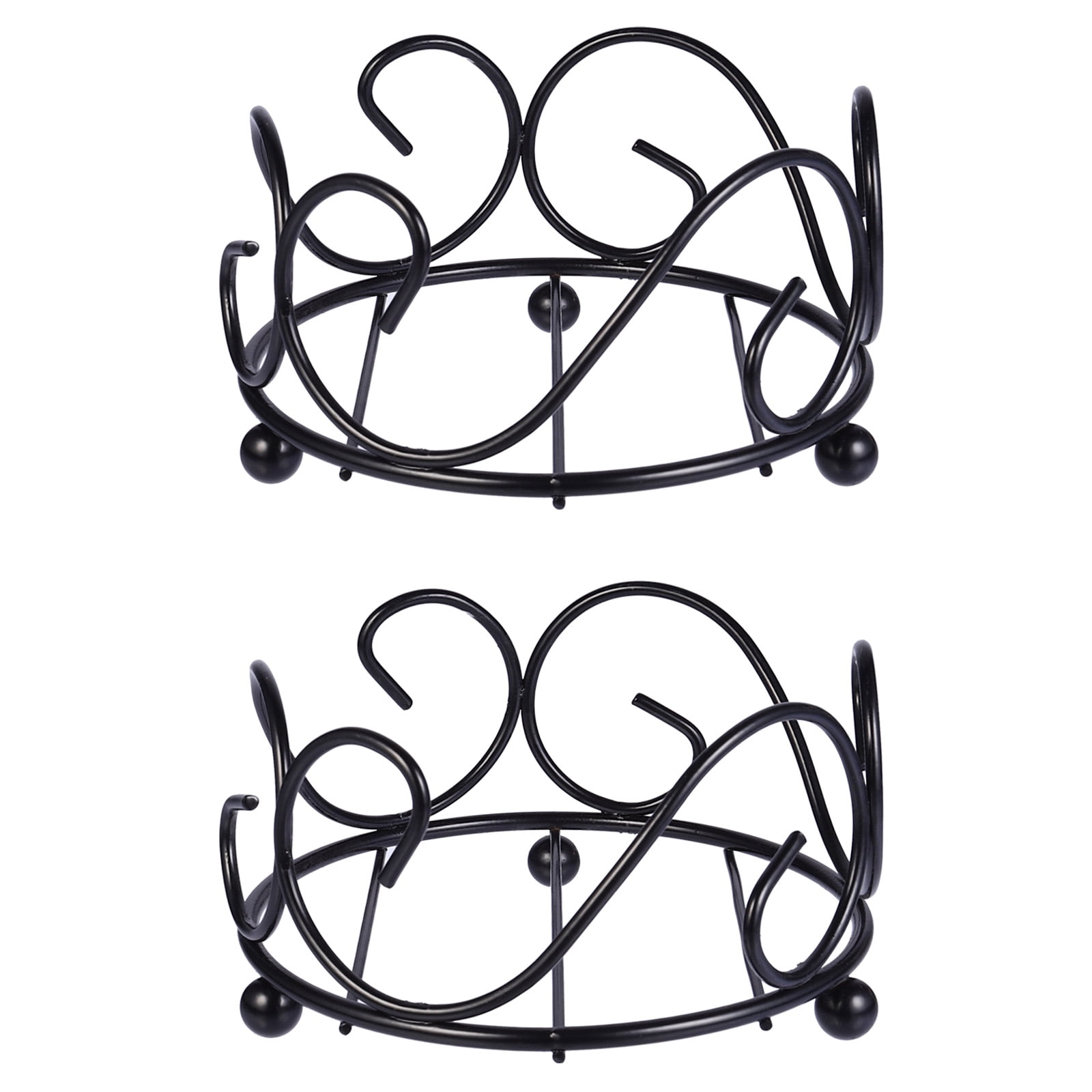 2 Pcs Support de Dessous de Verre en Fer Forgé Support de Dessous de Verre Premium Support de Dessous de Verre Créatif