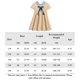 thumbnail image 2 of Vestido Ropa infantil Cos con botones, ropa de juego de rol para niñas, traje de fiesta de gran tamaño Kuymtek Caqui 6-7- años para Niña, 2 of 6