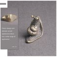 thumbnail image 5 of WHAMVOX 3Pcs Decorative Snail Figurine Exquisite Snail Model Brass Snail Craft Tea Pet Adornment, 5 of 7