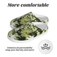 thumbnail image 6 of Yiaed Hawaii Palms Print Slippers Fuzzy Warm Cozy Slippers Non Slip House Slippers For Indoor Outdoor Slippers House Slippers-35/36, 6 of 7