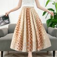 thumbnail image 1 of Vedolay Womens Skirt Women's Tulle Skirt Formal High Low Asymmetrical Midi Elastic Waist Tutu Skirts,Khaki One Size, 1 of 5
