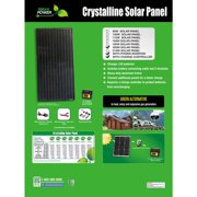 Nature Power 200 Watt Crystalline Solar Panel Kit with 400 Watt Inverter