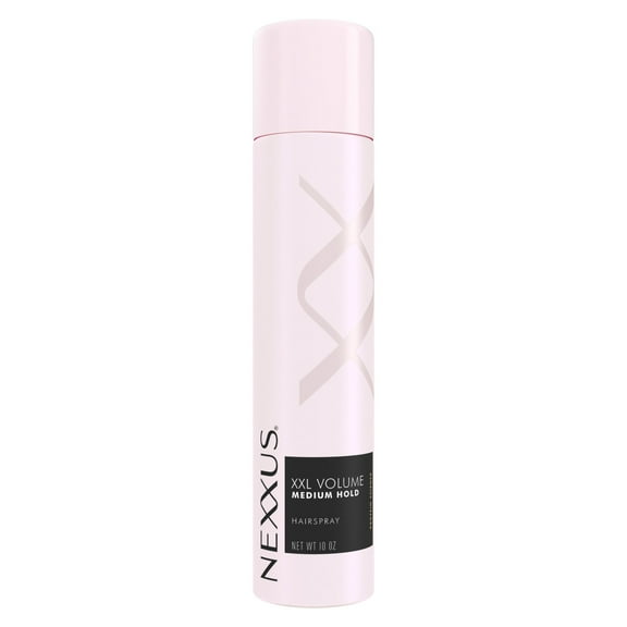 Nexxus Styling Spray XXL Volume Medium Hold Hairspray Finish Powered by STYLEPROTECT Technology, 10 oz